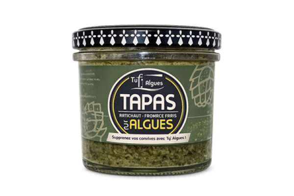 Ty Algues Tapas mit Artischocken, Frischkäse und Wakame-Algen
